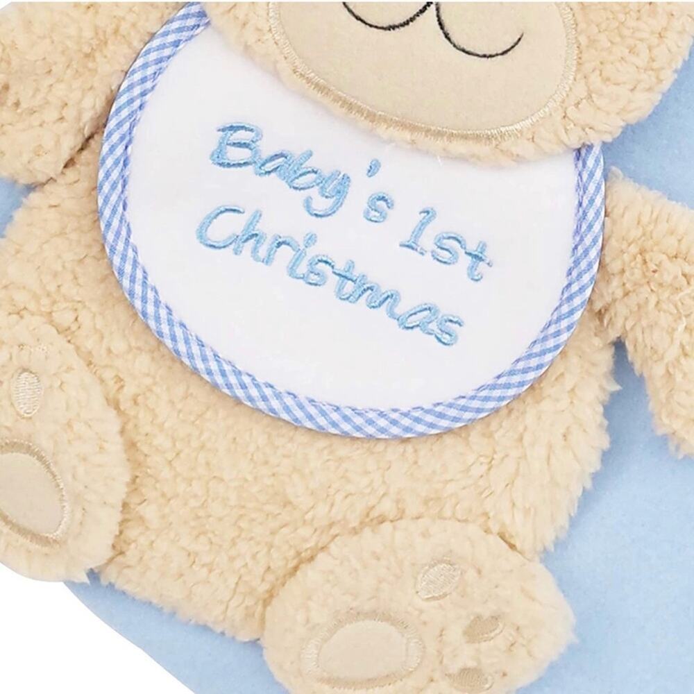 Baby's first Christmas stocking boy nwt - Picture 5 of 6